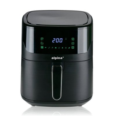ALPINA friteuse &agrave; air chaud Noir Plastique H33.1xl28.7xL38.3cm 