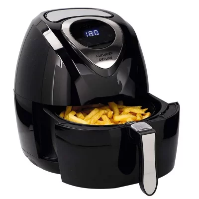 GENERIQUE Friteuse &agrave; air chaud sans huile 1400w deluxe ecran num&eacute;rique lcd bac 3.2 litres