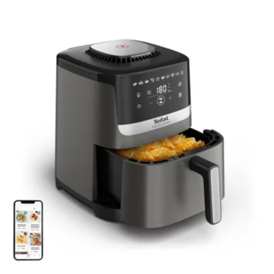 TEFAL Friteuse &agrave; air  ey551he0 noir gris 5 l 