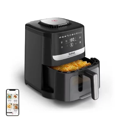 TEFAL Friteuse &agrave; air  ey5568e0 noir 5 l