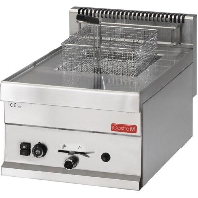GASTRO M Friteuse &agrave; Gaz 650 mm 8 Litres 6,3 kW 