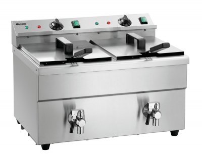 BARTSCHER Friteuse &agrave; Induction 2 x 8 Litres 
