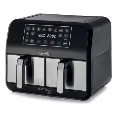 ARIETE Friteuse Airy Fryer Dual Metal Noir  4624
