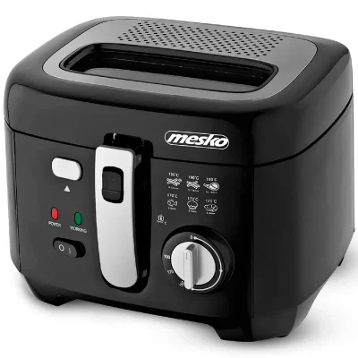 MESKO Friteuse capacit&eacute; 2.5 litres  MS 4908 1800W Noir 
