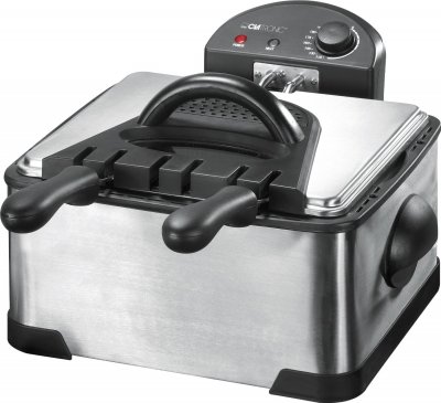 CLATRONIC Friteuse double  fr 3195 inox