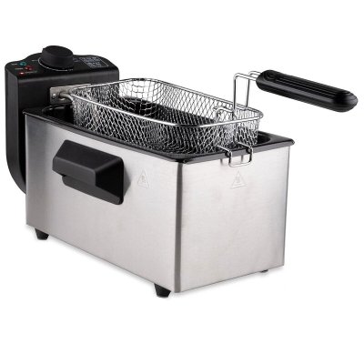 ALPINA Friteuse &eacute;lectrique &agrave; huile Cuve 3L 2000W 190&deg;C