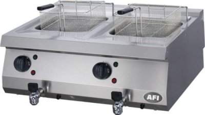 AFI COLLIN LUCY Friteuse Electrique &agrave; Poser 1 &agrave; 2 x 12 L S&eacute;rie 700 