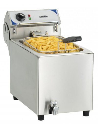 CASSELIN Friteuse &eacute;lectrique avec vanne de vidange 10 litres 