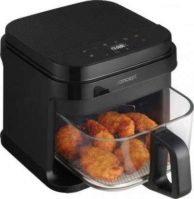 CONCEPT Friteuse &eacute;lectrique -  - FR5500 - 55 l - Noir - Friteuse &agrave; air