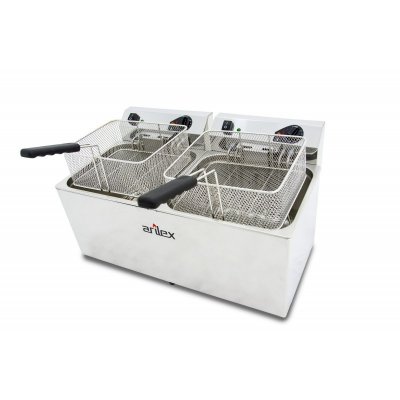 ARILEX Friteuse Electrique Double EVOLUTION EVO1212TR 