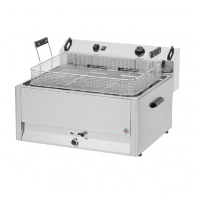 BECKERS Friteuse &eacute;lectrique FPR 16 LT - - - Acier inoxydable 535x435x395mm