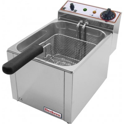 BECKERS Friteuse &eacute;lectrique FR 6 LT - - - Acier inoxydable 290x460x390mm