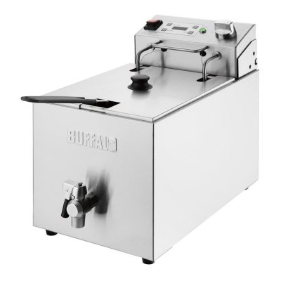 BUFFALO Friteuse Electrique Professionnelle avec Minuterie 8 Litres - 