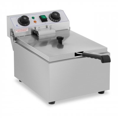 HELLOSHOP26 Friteuse &eacute;lectrique professionnelle restaurant 1 x 10 litres minuterie