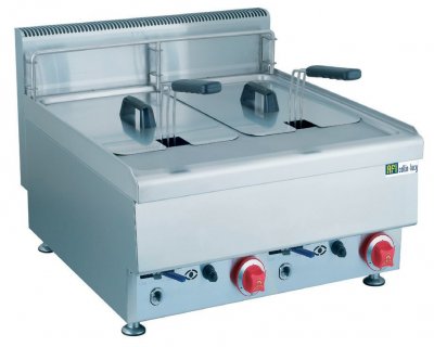 AFI COLLIN LUCY Friteuse Electrique S&eacute;rie Top 650 &agrave; Poser 2 x 12,5 L 
