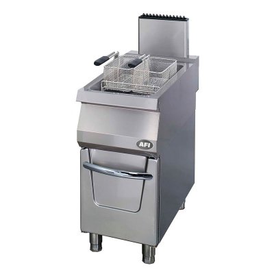 AFIN COLIN LUCY Friteuse Gaz 1 &agrave; 2 cuves 22 L S&eacute;rie 900 
