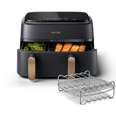 PHILIPS Friteuse  NA352/04 Airfryer &agrave; double panier