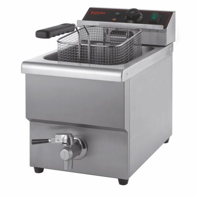 PUJADAS Friteuse Professionnelle 8 Litres avec Robinet Vidange - 
