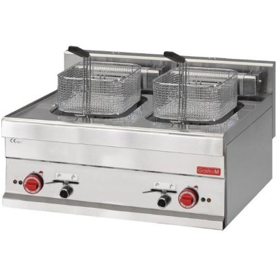 MATERIEL CHR PRO Friteuse Professionnelle &eacute;lectrique - 2 x 10 Litres - Gastro M