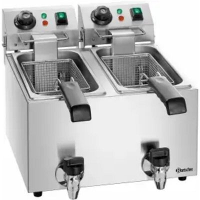 BARTSCHER Friteuse Professionnelle Snack II Plus - 5 Litres - - - Acier inoxydable5 400x530x340mm