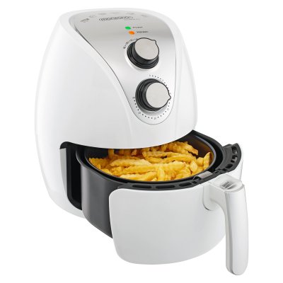 DEUBA Friteuse sans huile 9en1 blanche 1500W 3,6L avec recettes