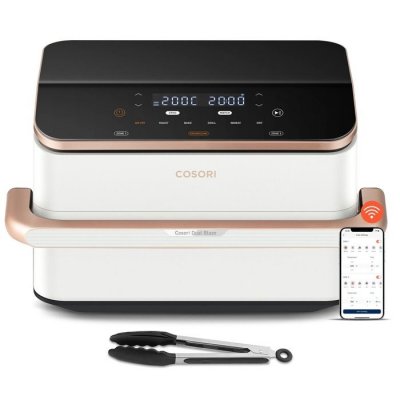 COSORI Friteuse sans huile  DualBlaze Twinfry 10L Ceramic Blanc