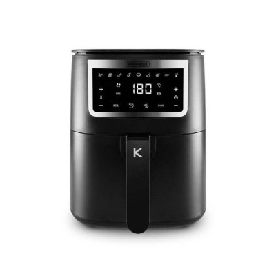 KITCHEN COOK Friteuse Sans Huile De 4l Noire Avec 8 Programmes Airmed4 Black De Kitchencook