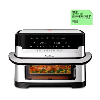 MOULINEX Friteuse sans huile Easy Fry Dual Flex EZ922DF0
