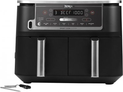 NINJA Friteuse sans huile Foodi DualZone AF451EU avec sonde