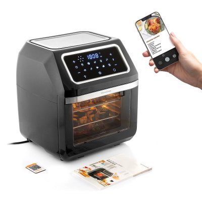 INNOVAGOODS Friteuse sans huile  fryinn pro max 12000 noir acier inoxydable 1800 w 12 l