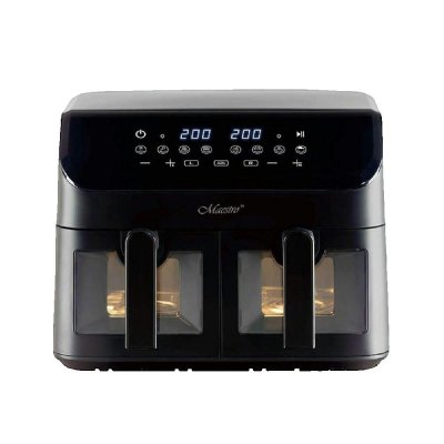 MAESTRO Friteuse Sans Huile  Mr-758 Deux Paniers 4,5 L Noir