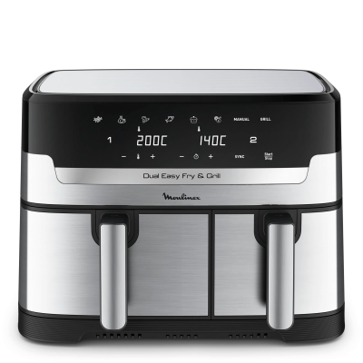 MOULINEX Friteuse sans huile  Easy Fry and Grill Dual Inox
