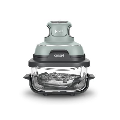 NINJA Friteuse sans huile  Crispi Airfryer en verre FN101EUSG Vert Gris 