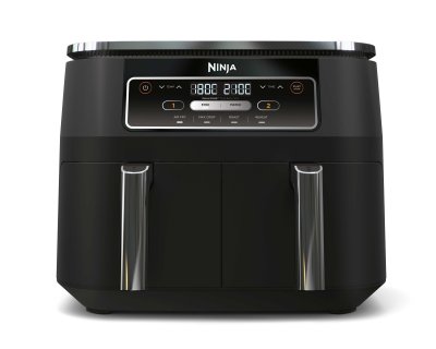 NINJA Friteuse sans huile  Foodi double compartiment 4-en-1 Air Fryer, 7,6 L AF200EU