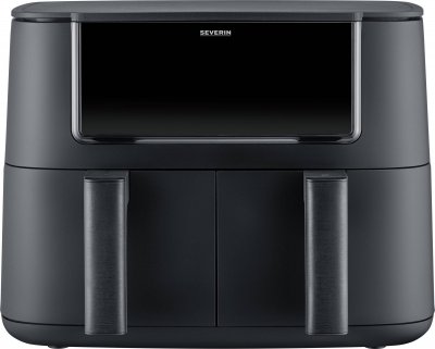 SEVERIN Friteuse sans huile  - Airfryer FR2463 - Capacit&eacute; 8L - Double cuve - 10 programmes - 2600W 
