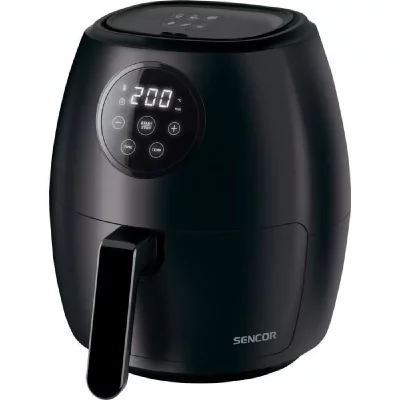 SENCOR Friteuse SFR 5030BK 3.5L 1300W 70dB Arr&ecirc;t Automatique Programmable Plastique Noir