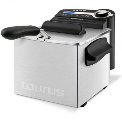TAURUS Friteuse  Professional 2 Plus avec syst&egrave;me de filtration d'huile 2L