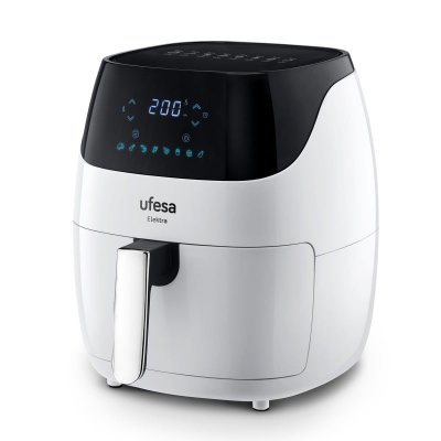 UFESA Friteuse  SANS HUILE 5L BLANC CONTR&Ocirc;LE TACTILE NUM&Eacute;RIQUE