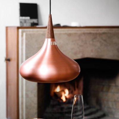 FRITZ HANSEN  - Suspension lumineuse Orient 1, cuivre poli