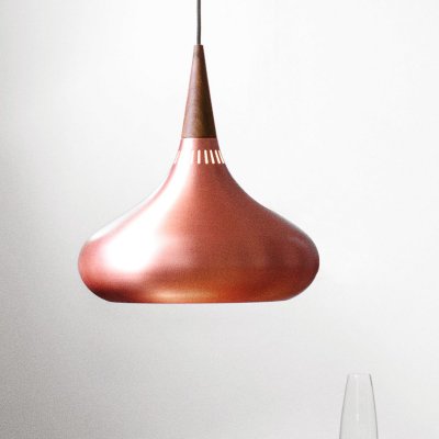FRITZ HANSEN  - Suspension lumineuse Orient 2, cuivre poli