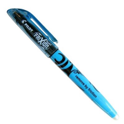 PILOT FRIXION Lot de 5 Surligneurs FRIXION Light Pointe Biseaut&eacute;e Bleu