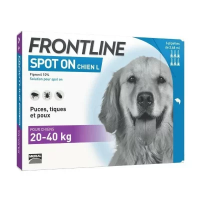FRONTLINE  Spot On Chien 20-40kg - 6 Pipettes