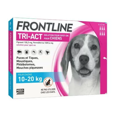 FRONTLINE  TRI-ACT 10-20kg - 6 pipettes