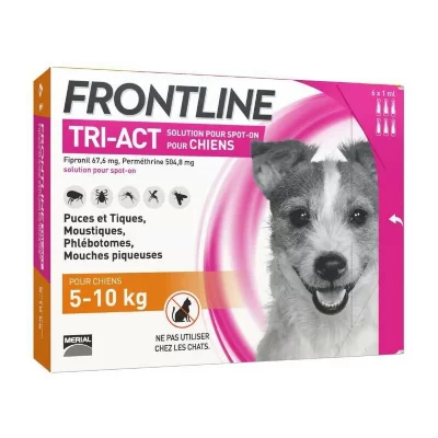 FRONTLINE  TRI-ACT 5-10kg - 6 pipettes
