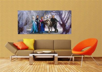 AG DESIGN Frozen/Poster g&eacute;ant Horizontal- Papier Peint Reine des Neiges - 202x90 cm