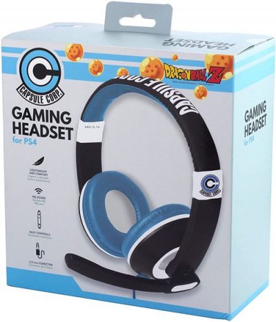 JUST FOR GAMES Frtec Dragon Ball Z Capsule Corp Headphones Noir
