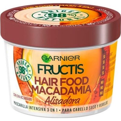 GARNIER Fructis Masque Intensif 3 en 1 Lissant Macadamia 390 ml 390 ml