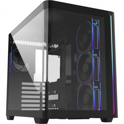 FSP  M580-BP Midi Tower Noir, bo&icirc;tier pc