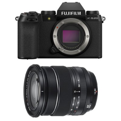 FUJIFILM  appareil photo hybride x-s20 noir + 16-80mm