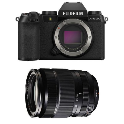 FUJIFILM  appareil photo hybride x-s20 noir + 18-135mm